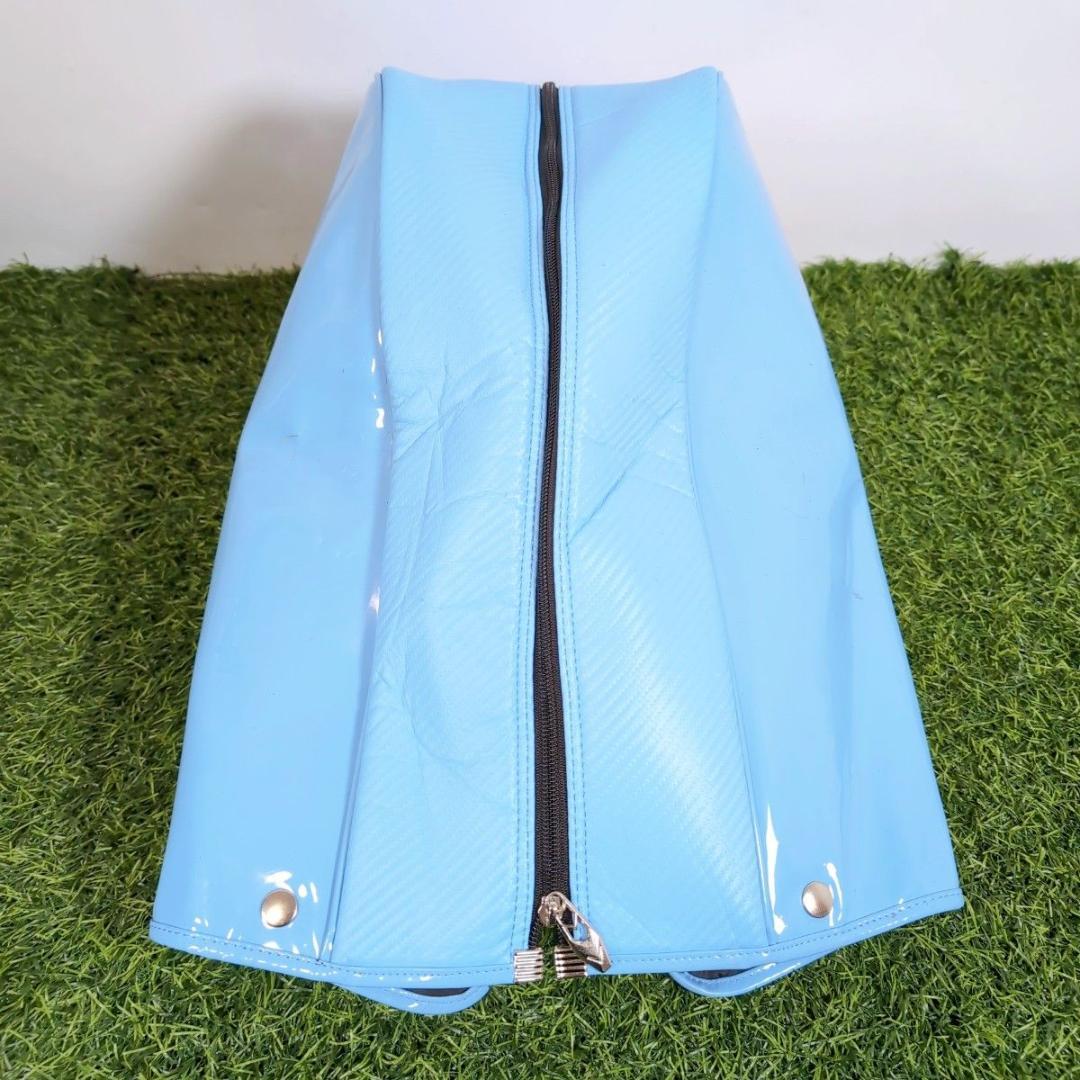 Callaway キャロウェイ ゴルフ キャディバッグ エナメル 青 白 ブルー