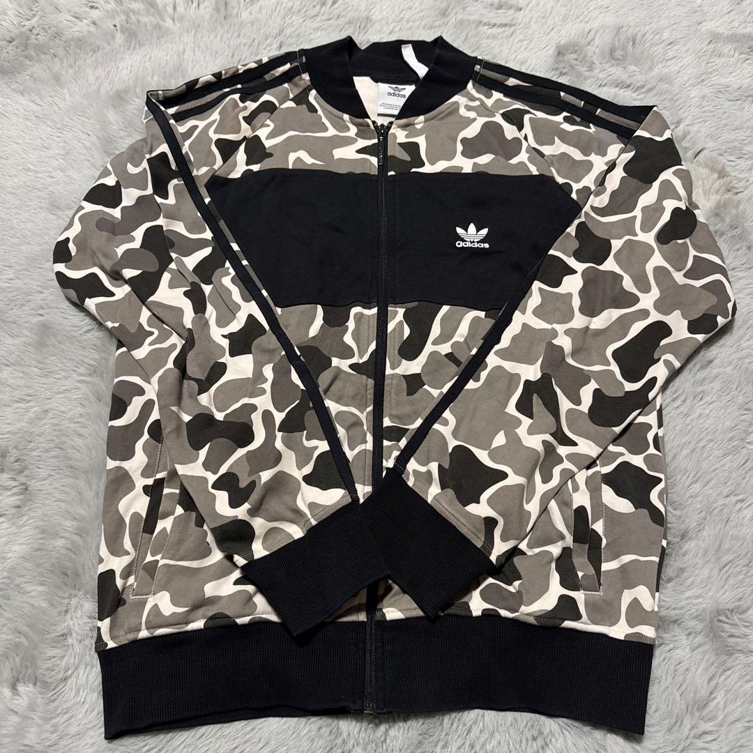 adidas カモフラージュ ジャケット Lサイズ - メルカリ