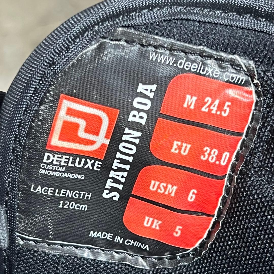 極美品 DEELUXE STATION BOA スノーボードブーツ 24.5cm