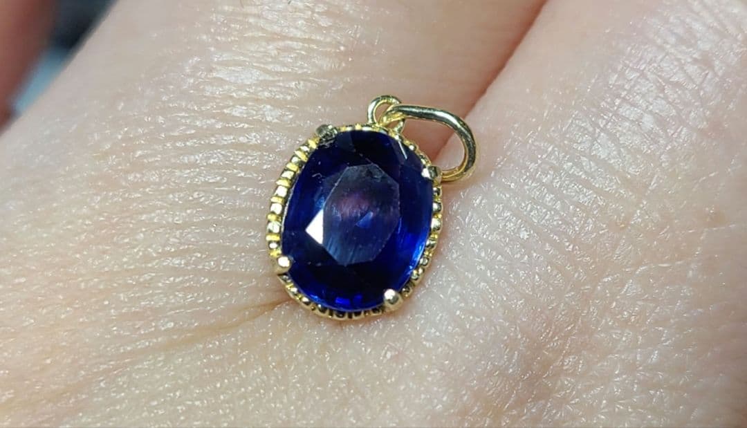 ニケ☆様専用☆スリランカ産ブルーサファイア、トルマリン☆ペンダント