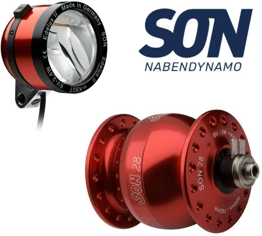 SON EdeluxII SON28 赤 ダイナモ ライト セット L108907958 - パーツ価格