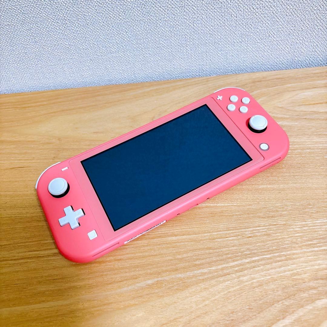 【未使用に近い】Nintendo Switch Lite 本体 コーラルピンク