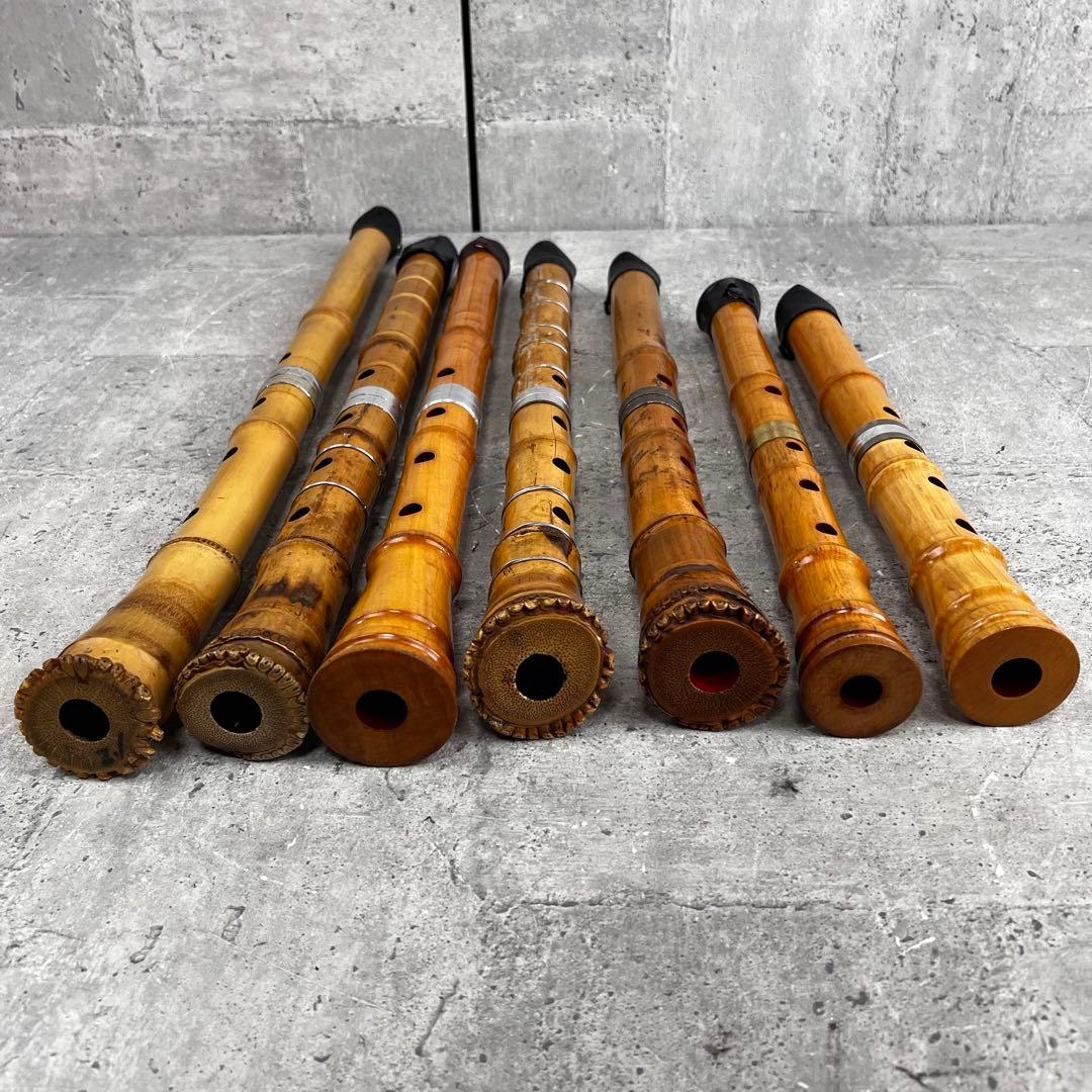 現状品 尺八 7本 まとめ売り 鈴風 林山