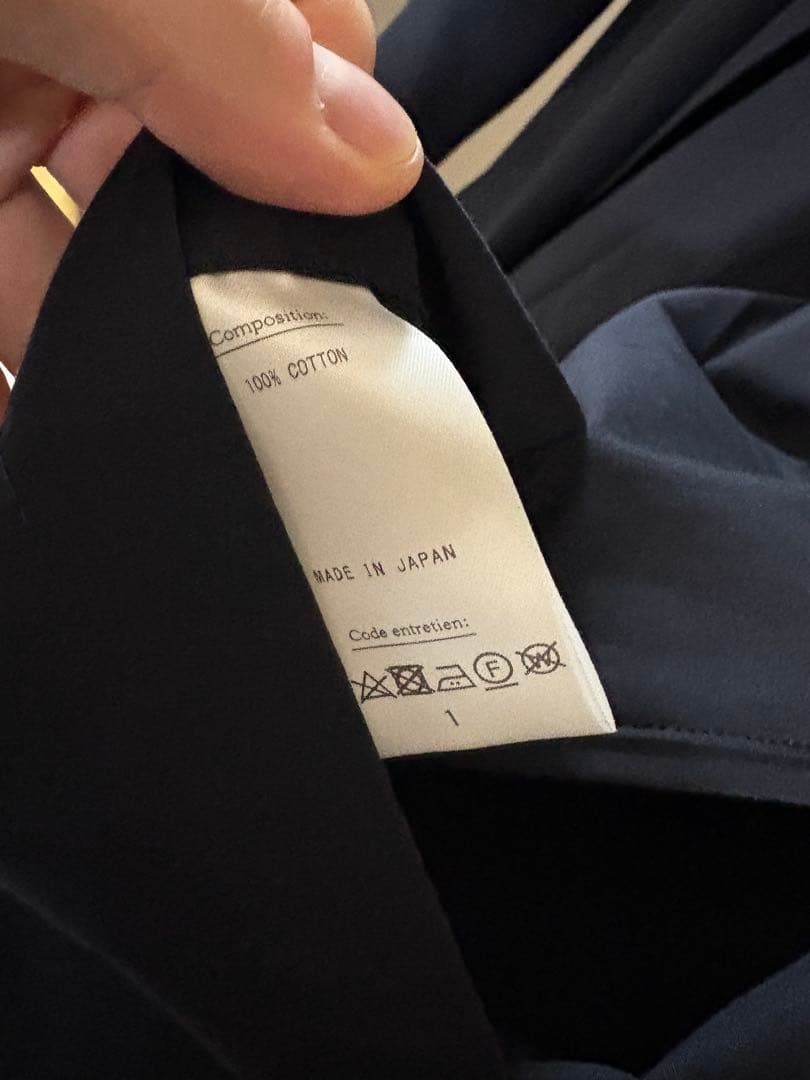 定価15.4万円 A.PRESSE Balmacaan Coat NAVY 1