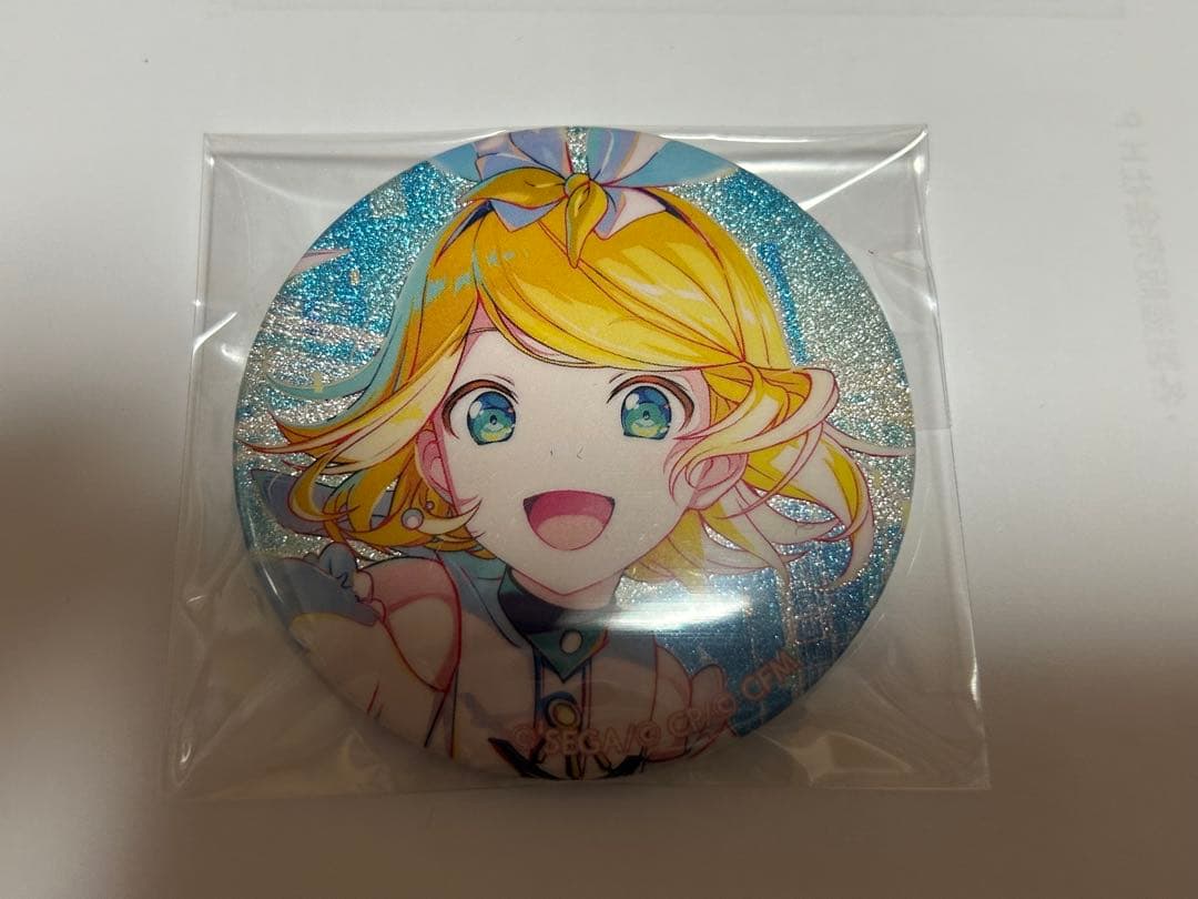 プロセカ 感謝祭 2025 グリッター缶バッジ 46C 鏡音レン 鏡音リン