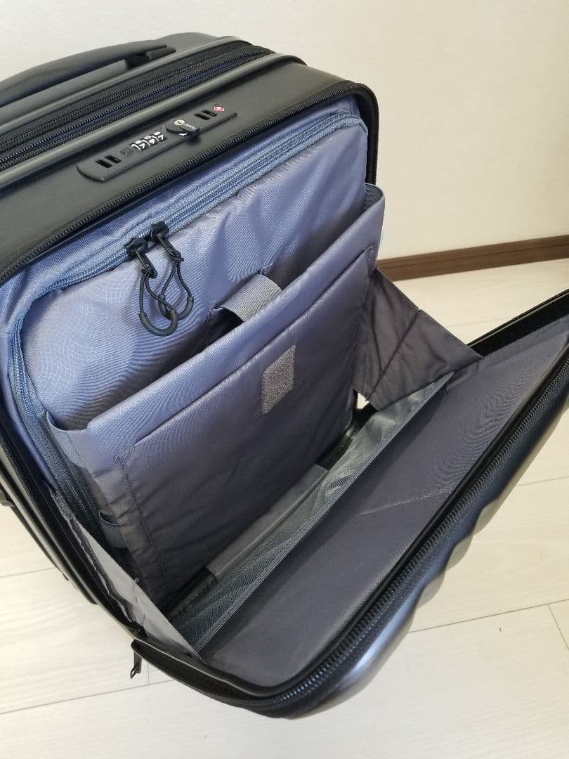 デカかるEdge キャリーケース マットブラック 37Ｌ+7Ｌ