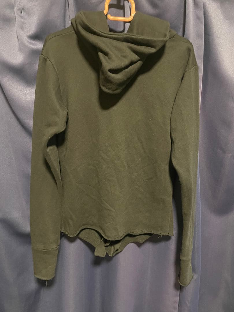 SEANA シーナ 変形 ジップ パーカー 黒 アシンメトリー 希少 平成