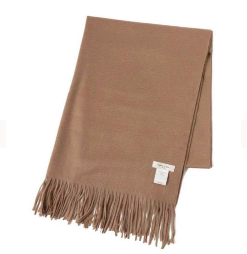 Demi-LuxeBEAMS ビームス カシミヤソリッド ストール キャメル