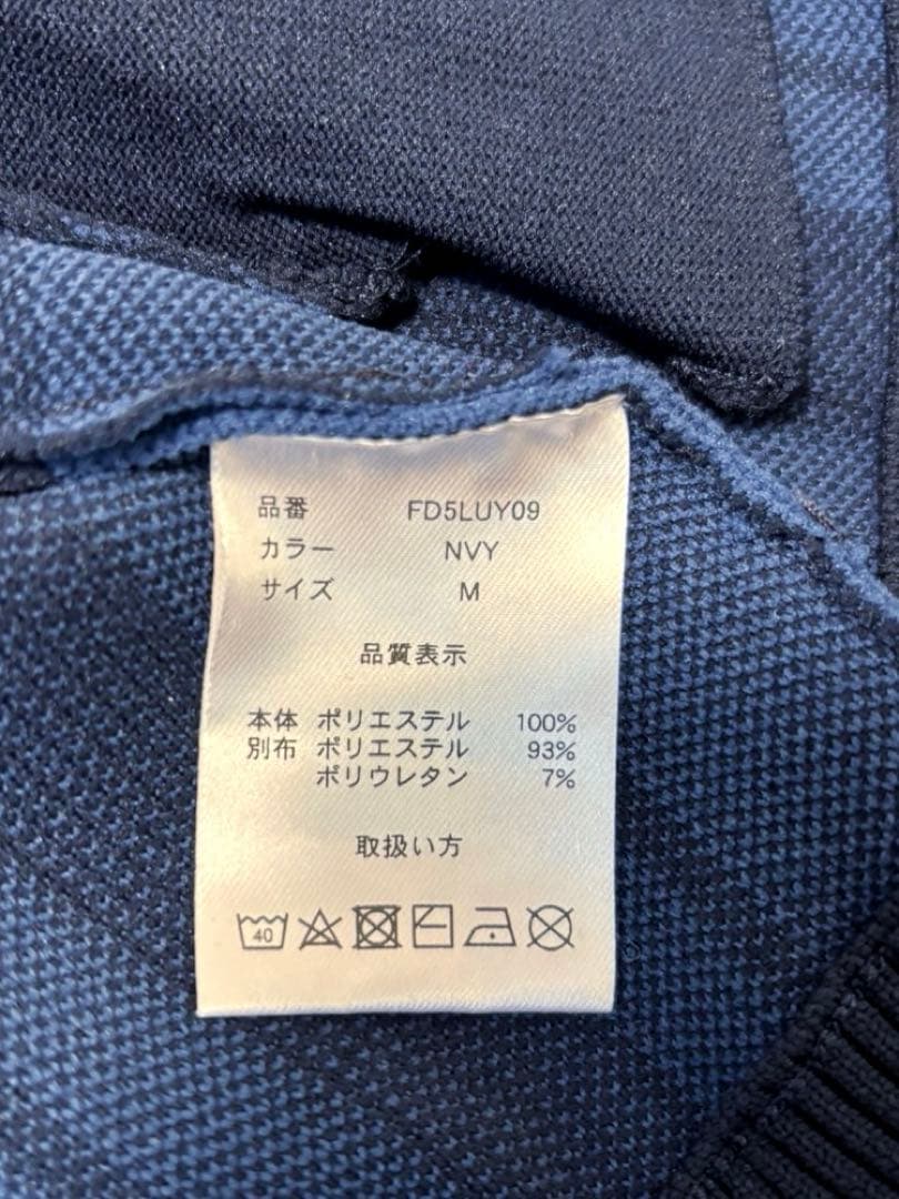 新品 フィドラ FIDRA ニットパーカー フルジップ フード付き ネイビー