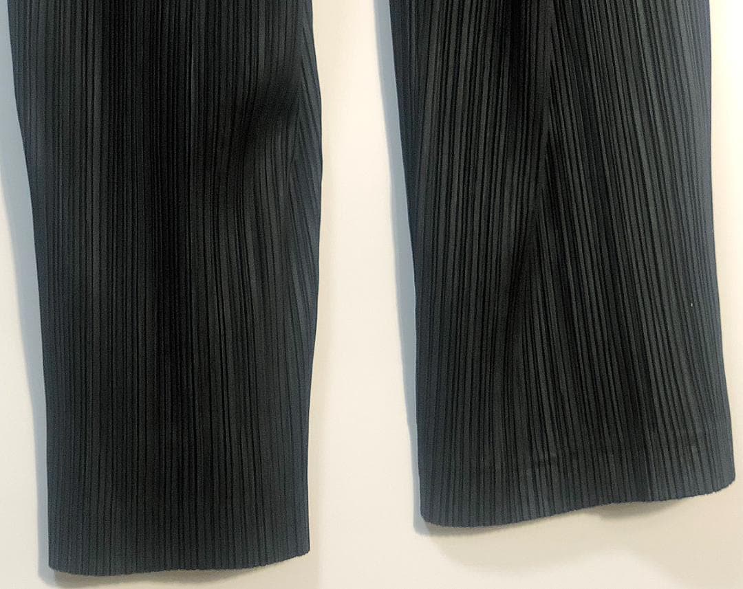 ふじゆきプリーツプリーズ イッセイミヤケ パンツ/ボトムス ベルトループ付