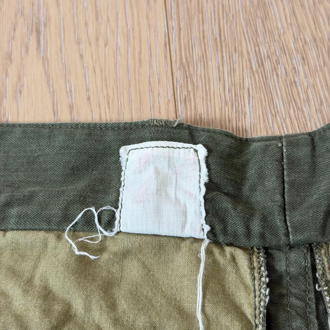 フランス軍 M-47 パンツ 後期型 ヘリンボーン テーパード ビンテージ