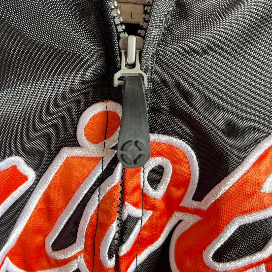 オールド 激レア90s MLB オリオールズ 刺繍ロゴ スタジャン - メルカリ