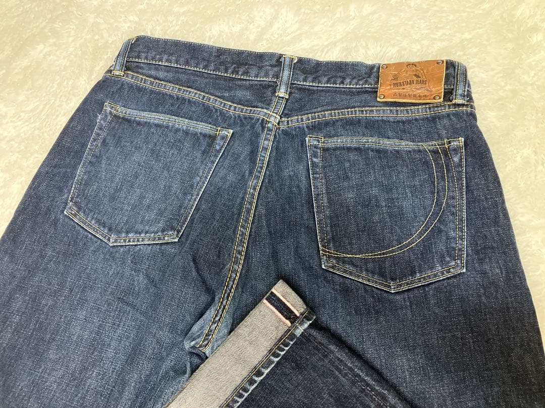 モモタロウジーンズ 銅丹 桃耳 濃紺 W36 桃太郎 ジップフライ　14.7oz