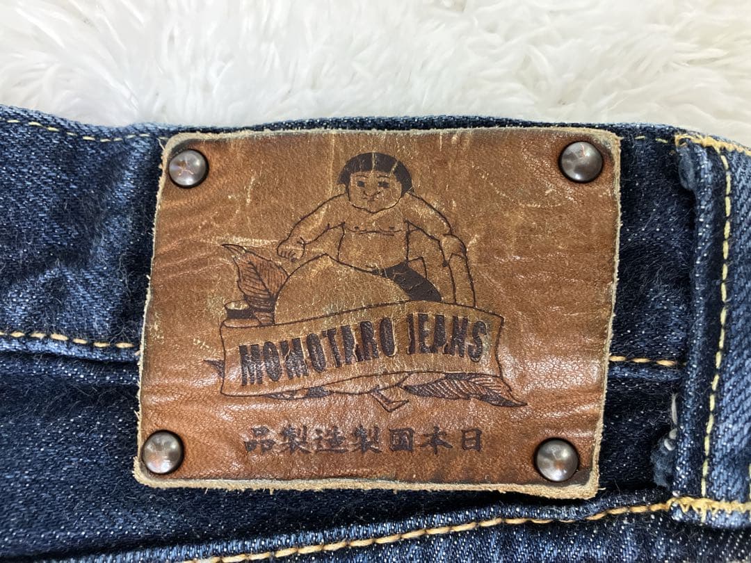 モモタロウジーンズ 銅丹 桃耳 濃紺 W36 桃太郎 ジップフライ　14.7oz