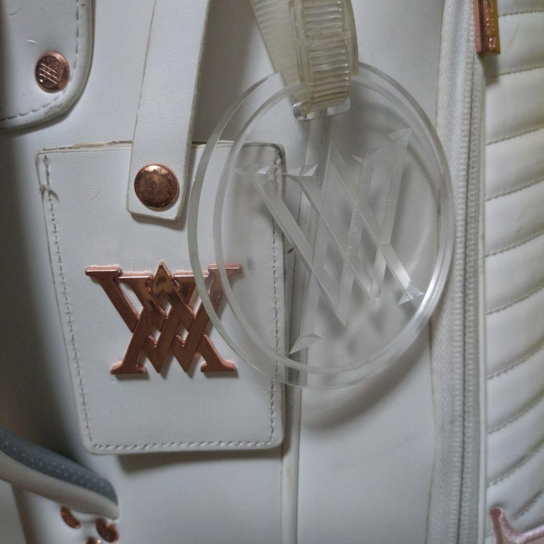 アニューゴルフホワイト ゴルフバッグ 4分割収納