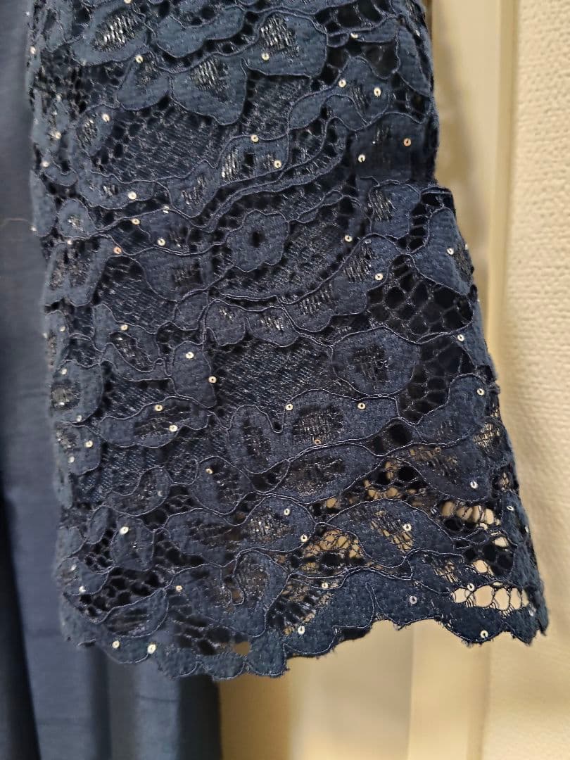 東京ソワール Yukikokimijimaパーティードレス13号　ネイビー