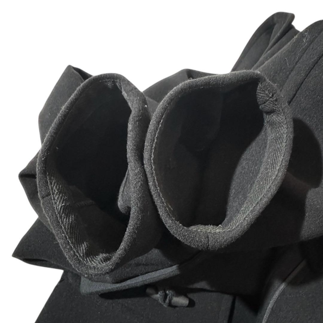 美品✨+J ユニクロ ダッフルコート オーバーサイズ ブラック 黒 L