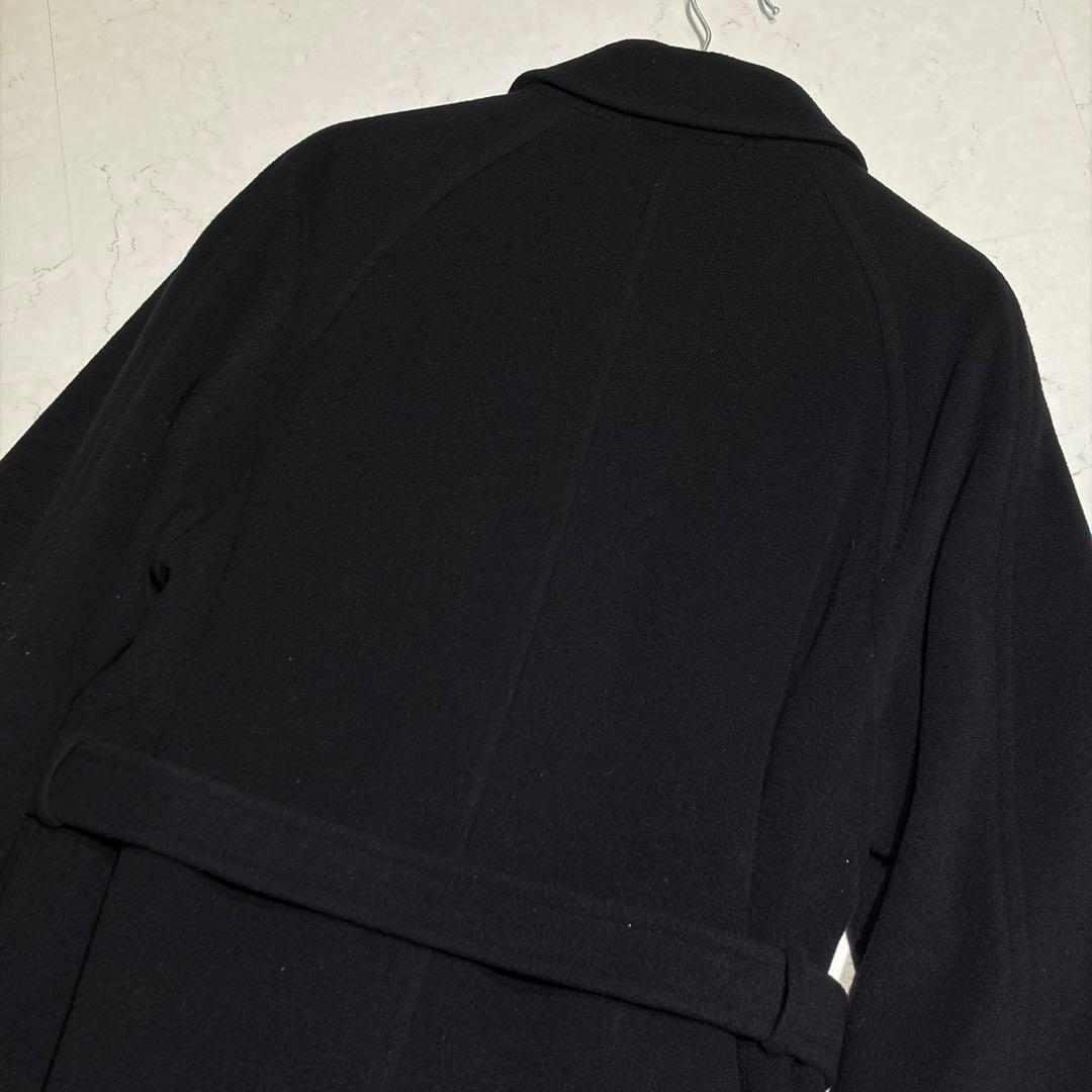 AURALEE オーラリー ウールカシミヤ ステンカラーコート サイズ4 黒