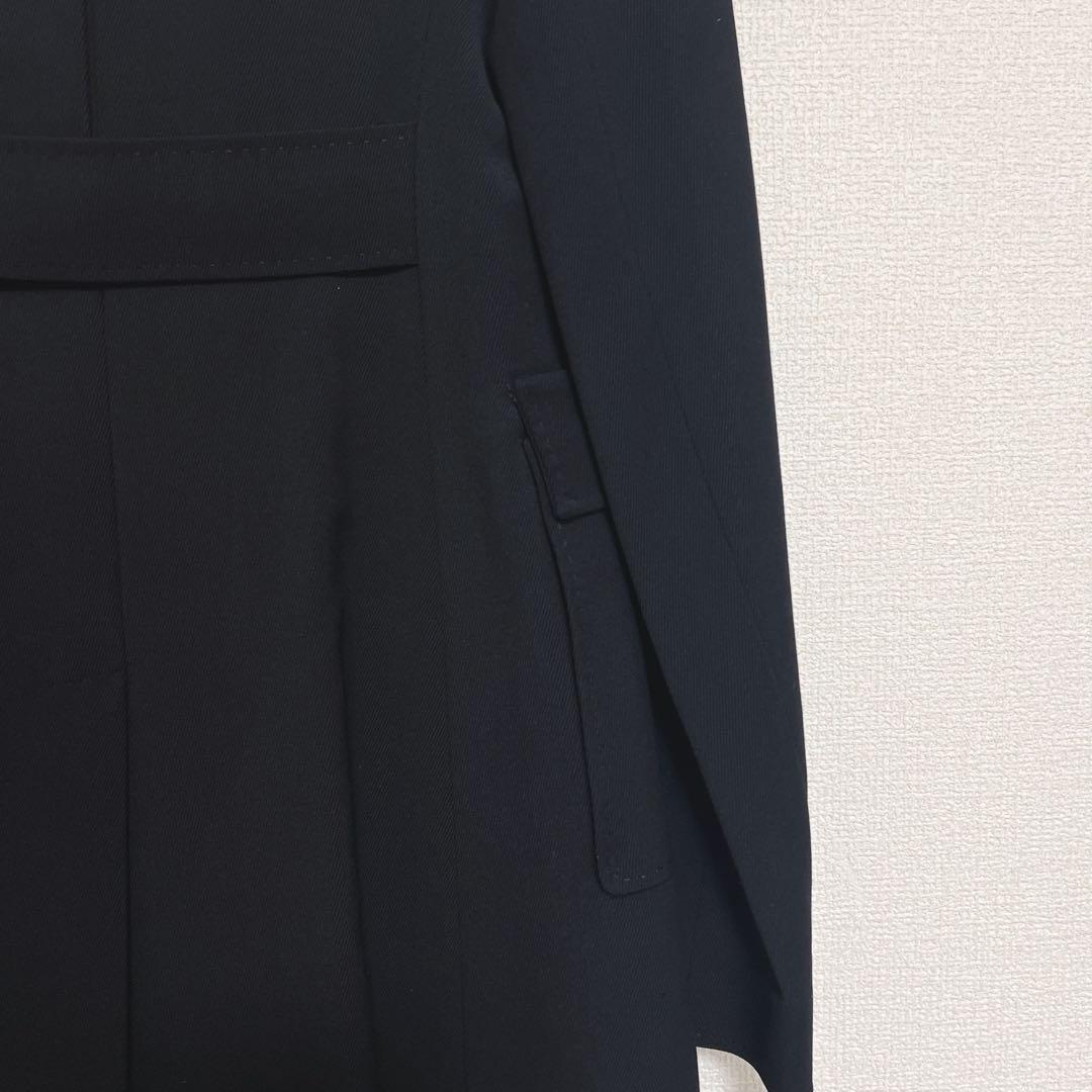 バレンシアガ ロングコート　ブラック