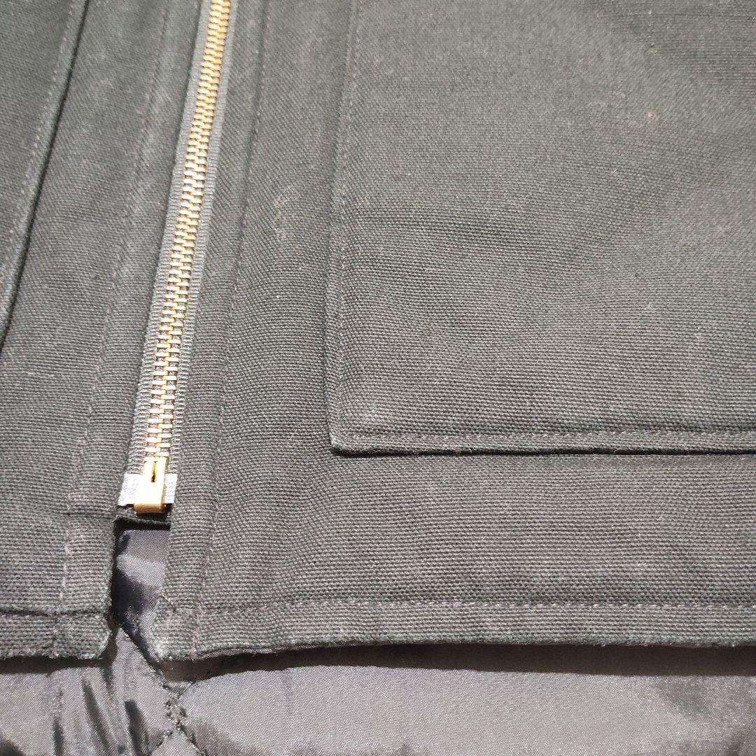 carhartt ベスト カーハート ダックベスト ブラック キルティング　古着