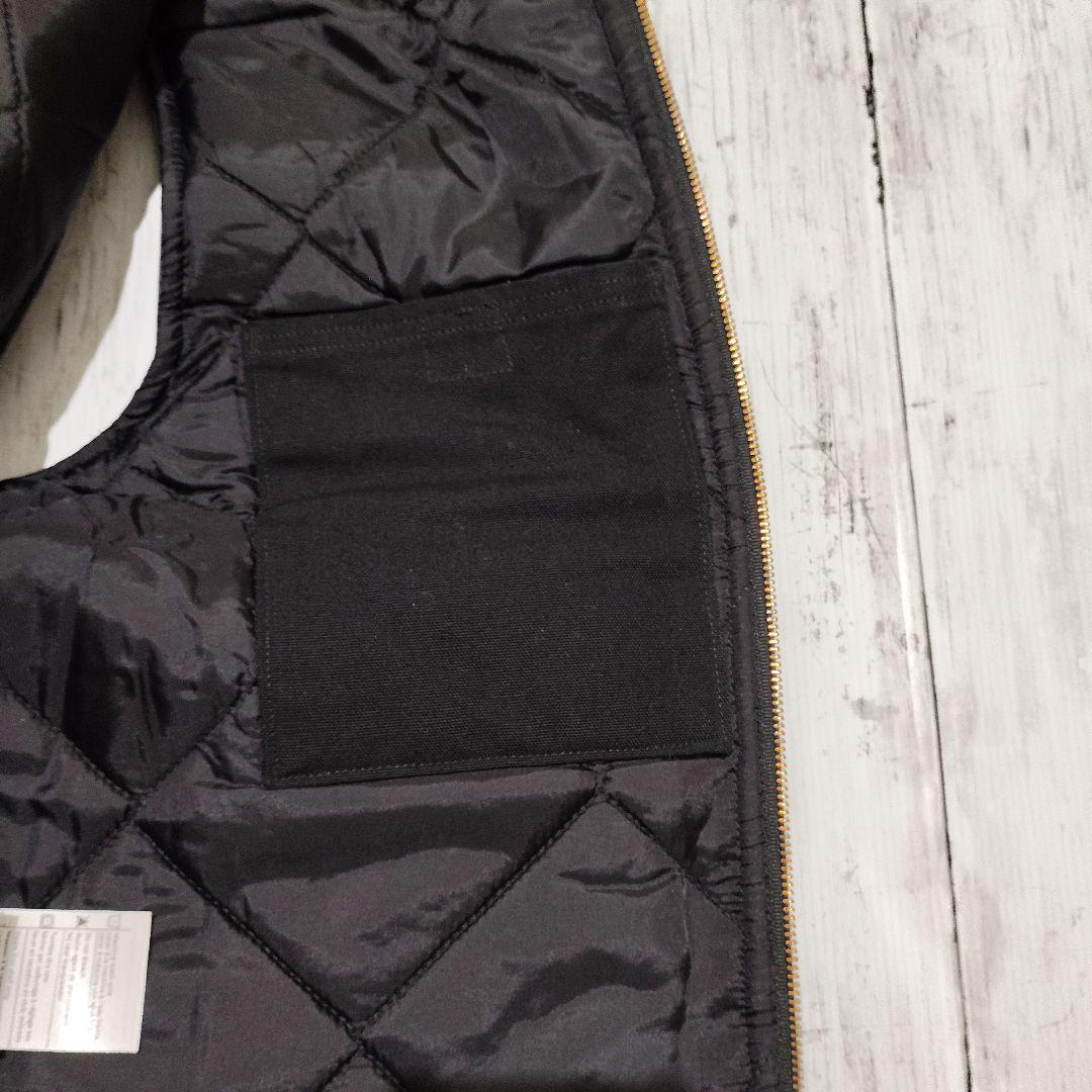 carhartt ベスト カーハート ダックベスト ブラック キルティング　古着