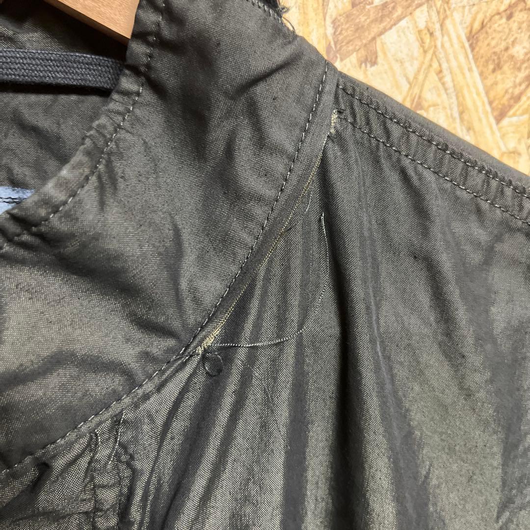 ま*ぱ様 U.S.ARMY M65 フィッシュテールパーカ 黒染め 米軍実物 モ