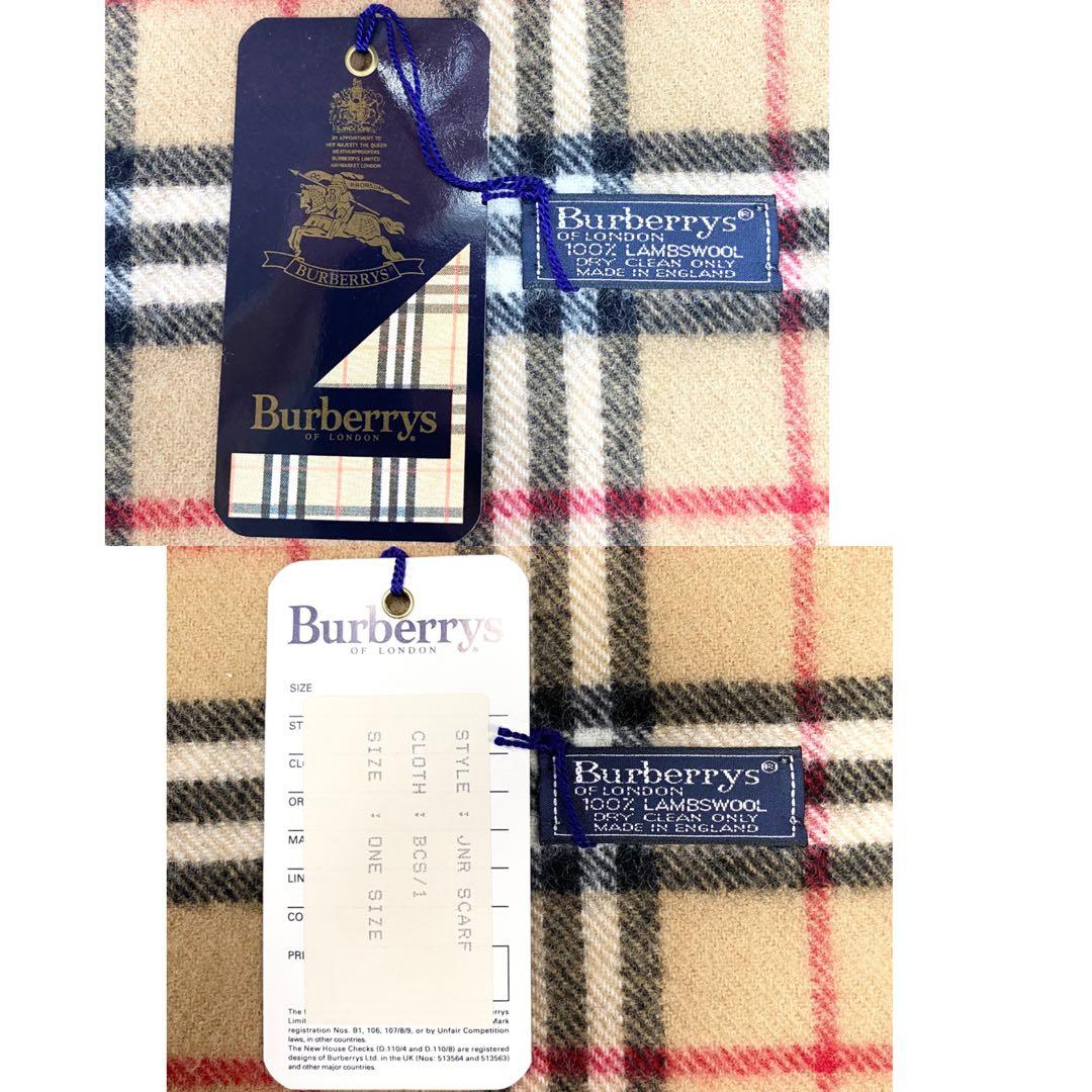 新品タグ付き✨ BURBERRY バーバリー マフラー ノバチェック ウール