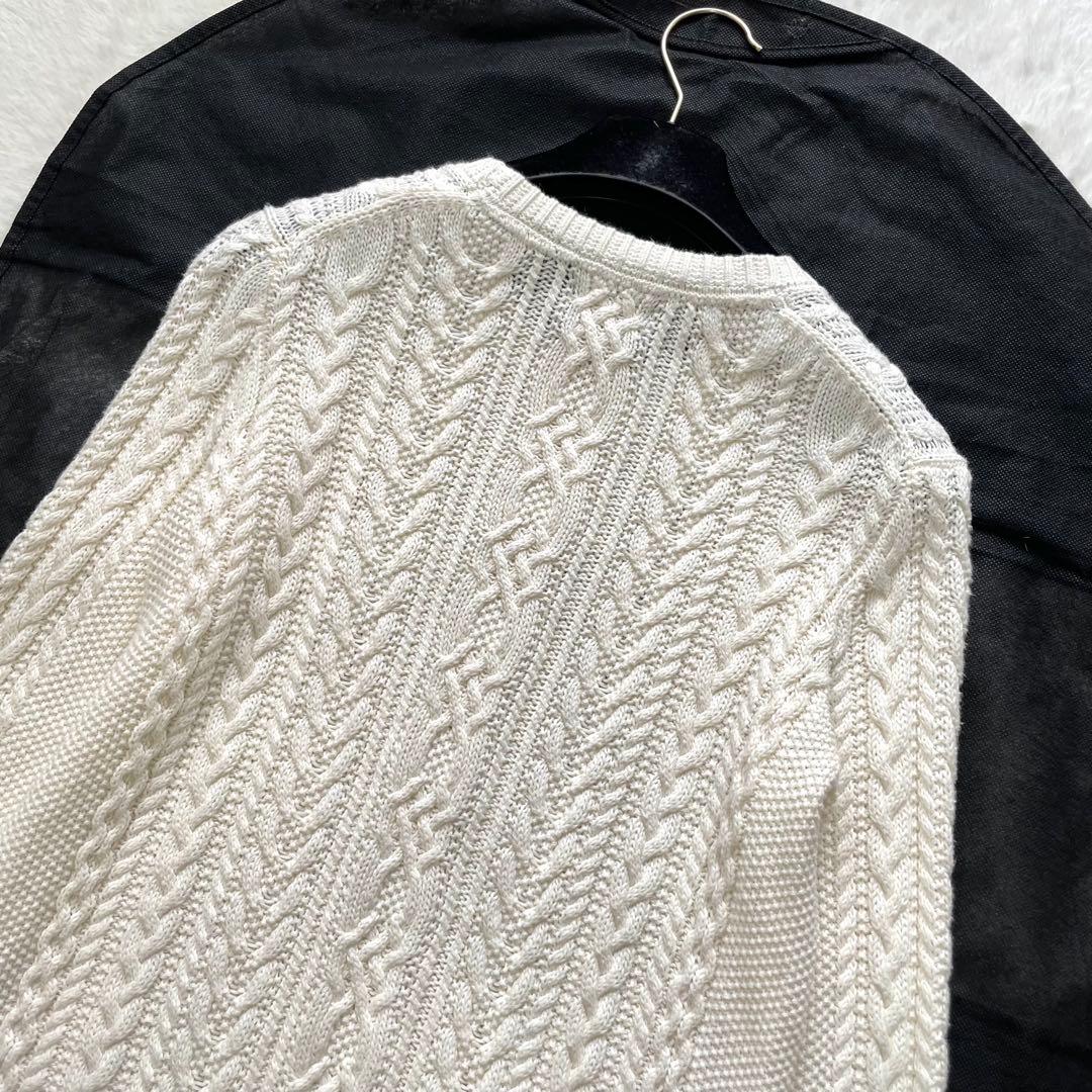 美品 ラルフローレン アランケーブルニットワンピース 24年モデル