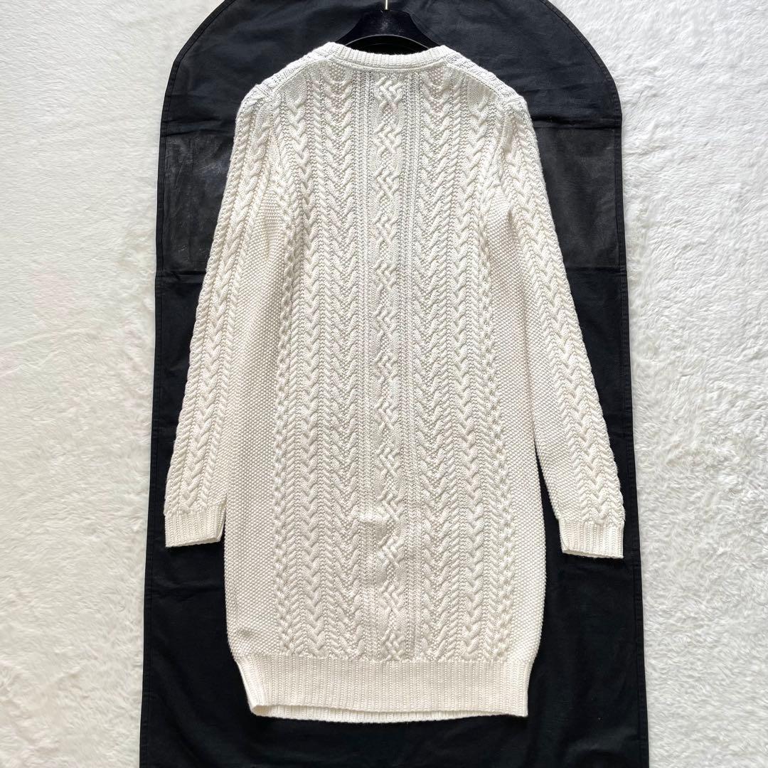 美品 ラルフローレン アランケーブルニットワンピース 24年モデル