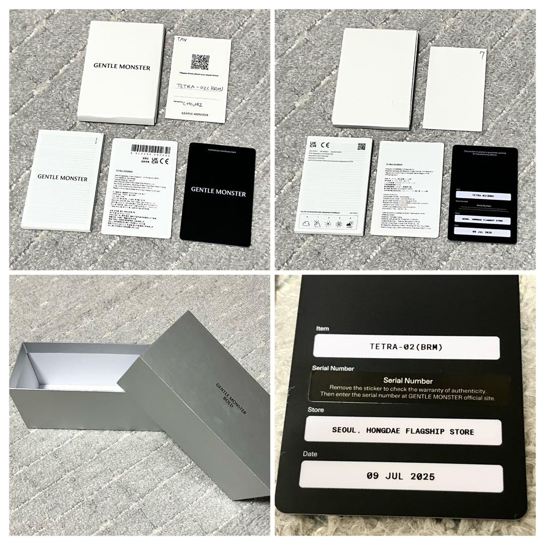 25ss！ジェントルモンスター［TETRA］シルバー　チタン　メガネ　サングラス