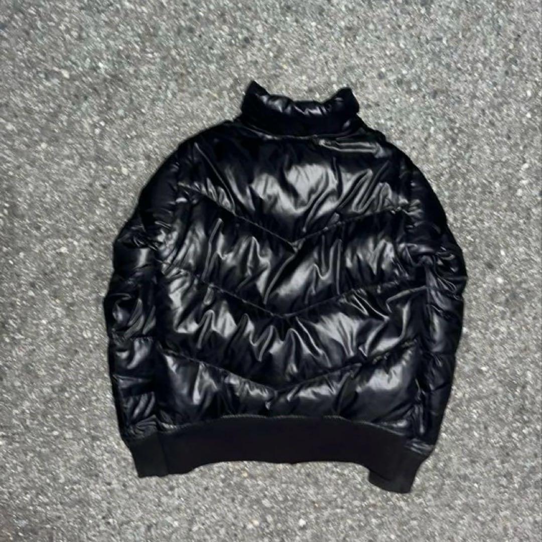 y2k old UNIQLO ダウンジャケット archive 光沢 黒 短丈 - メルカリ