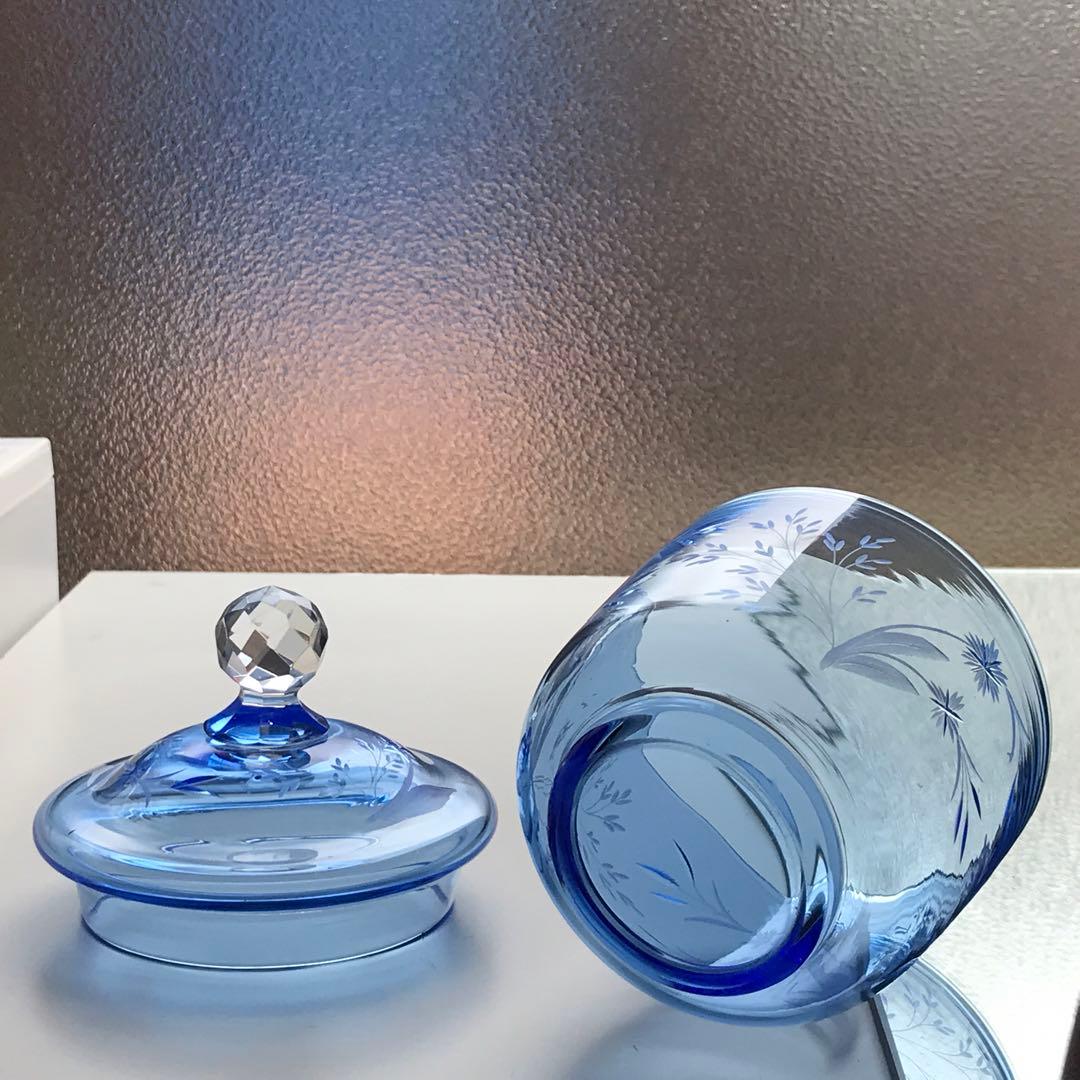 優しいお花☆オールドサンルイSt Louisボンボニエール♡ジャポニズム