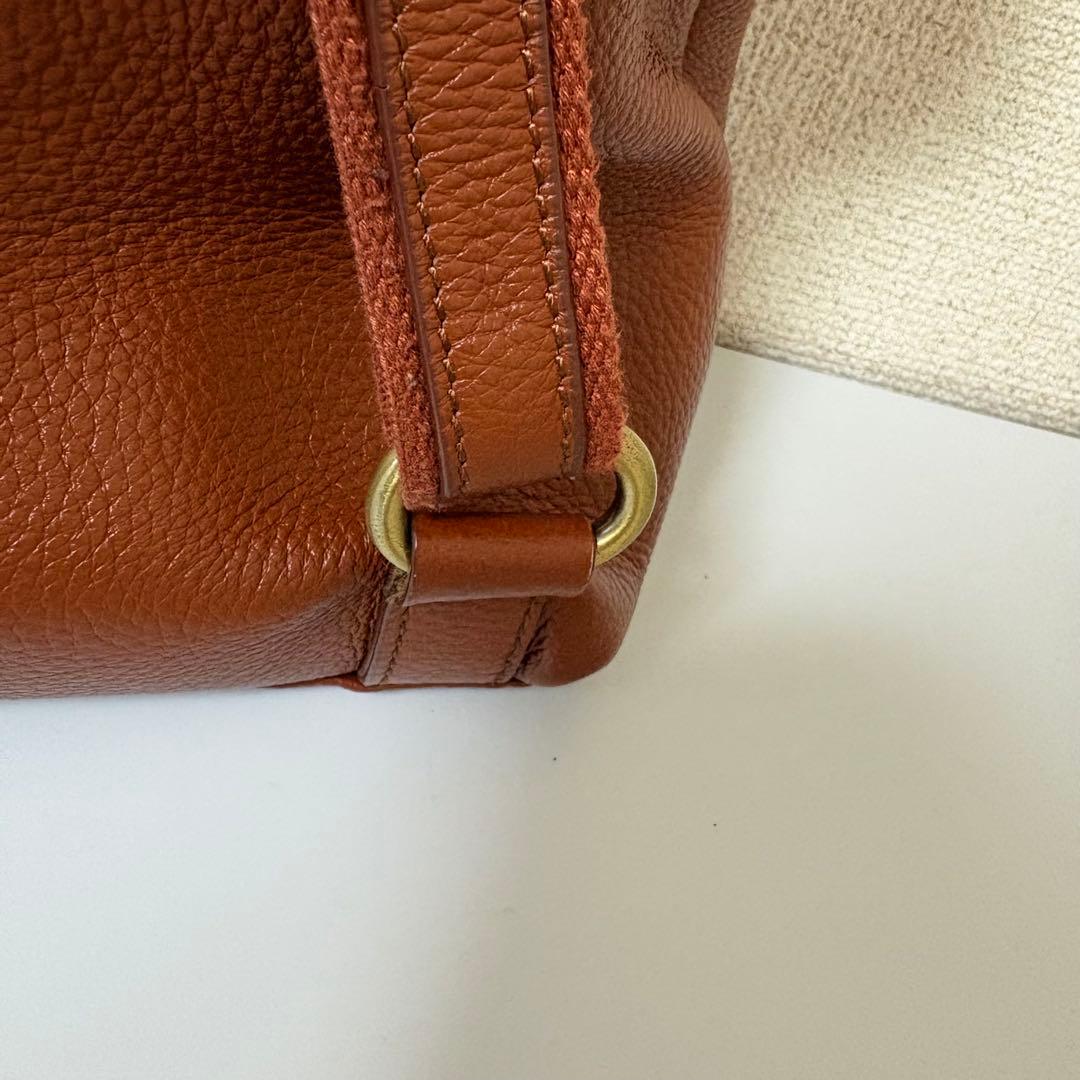 ★美品★キタムラk2 リュック　オールレザー　通学通勤　A4 ブラウン