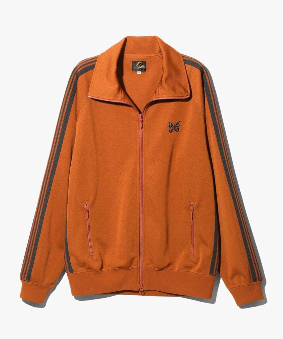 Needles track Jacket オレンジ グレー 希少カラー L - メルカリ