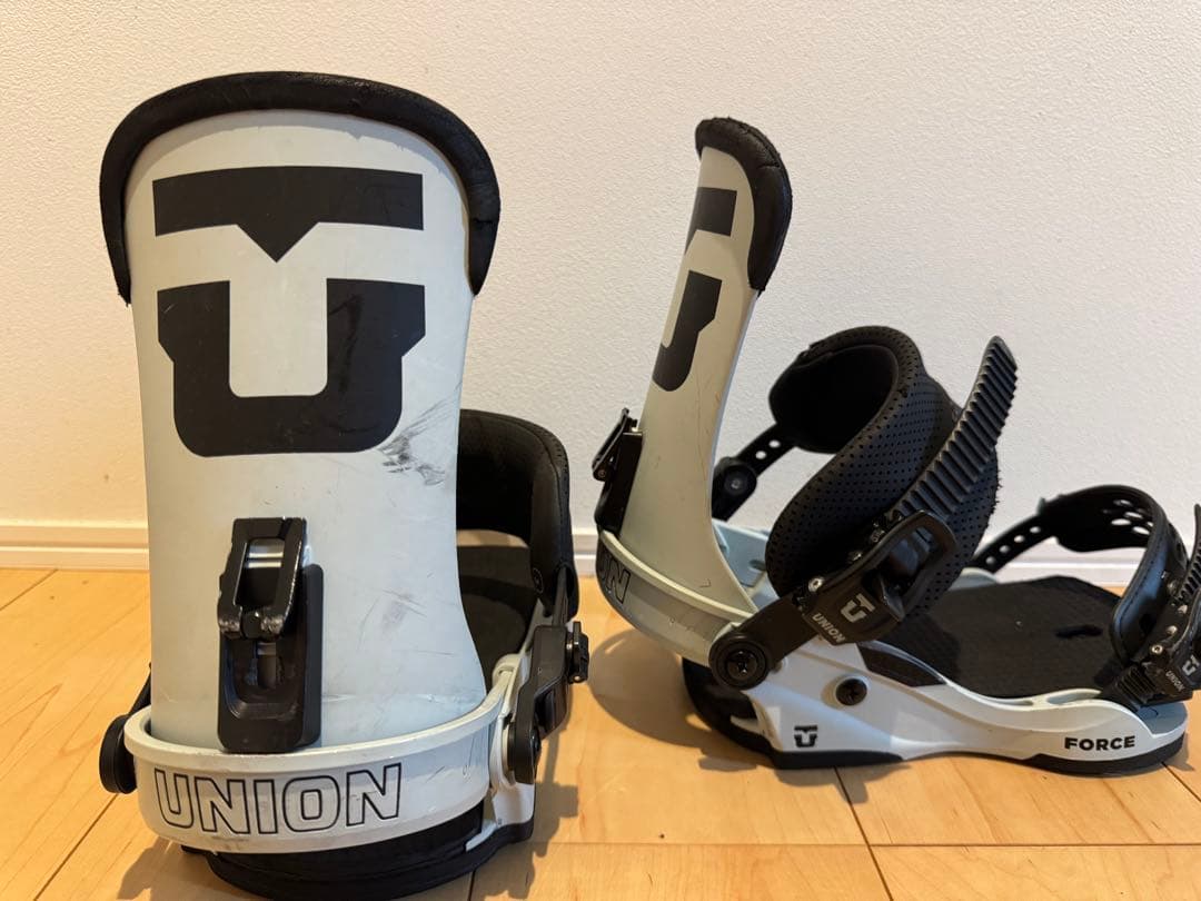 UNION FORCE スノーボードビンディング ホワイト/ブラック