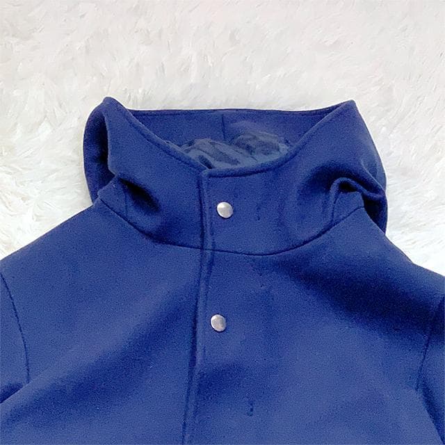 ÉDIFICE ウールフーデッドチェスターコート L Super140’s