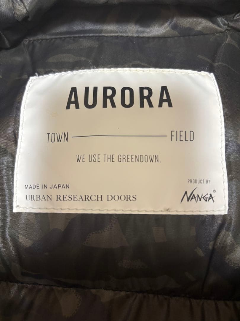 よしNANGA✖️アーバンリサーチドアーズ　AURORAダウンジャケット