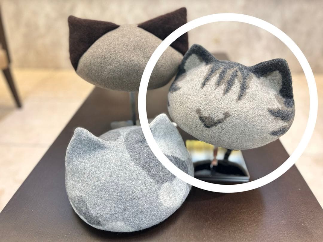 M*）様 dodge 猫耳ベレー帽 新品未使用品タグ付き 匿名配送 グレー