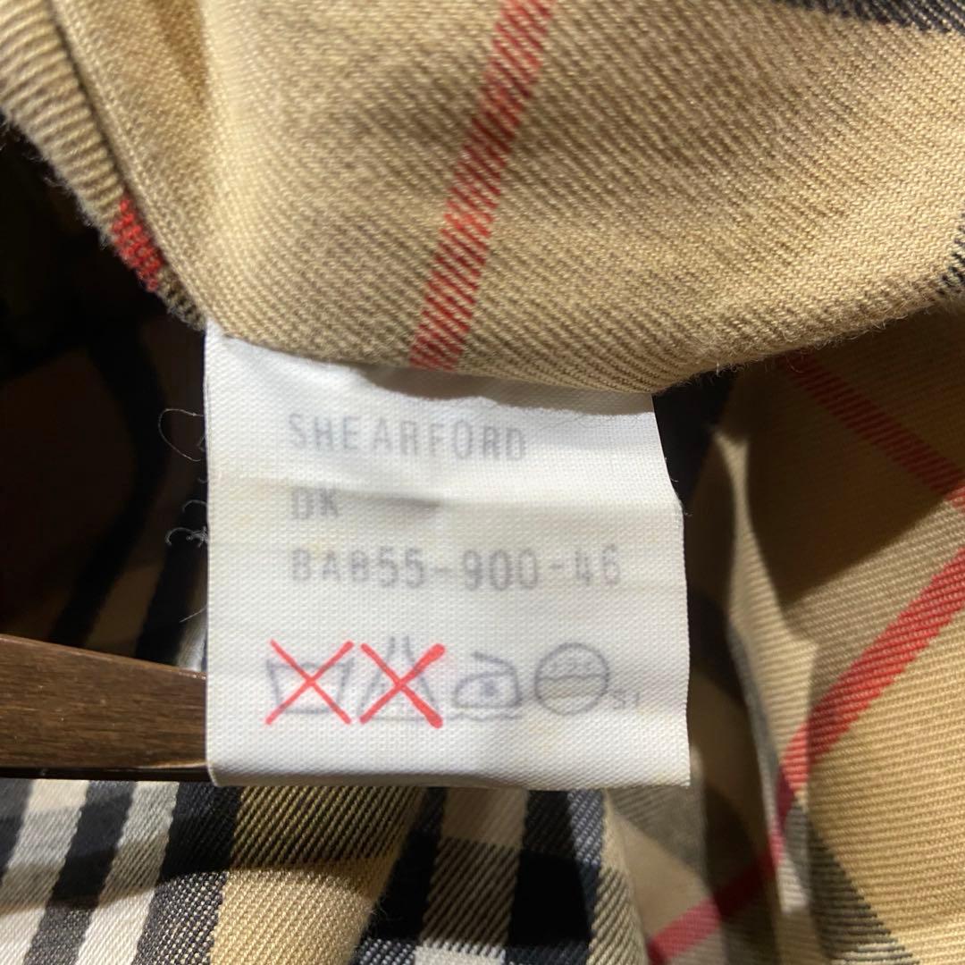 BURBERRYs ステンカラーコート バルマカーンコート ライナー付 カーキ