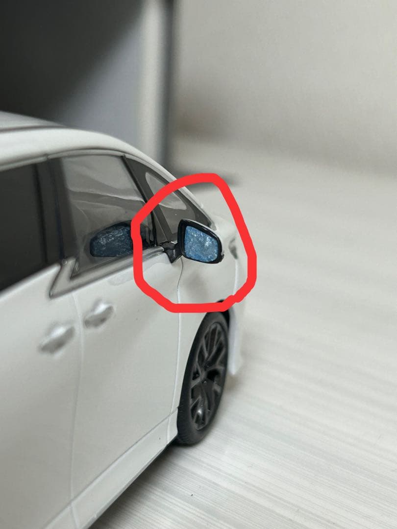 【改造】トヨタ　アルファード　非売品ミニカー(ホイールチェンジ)