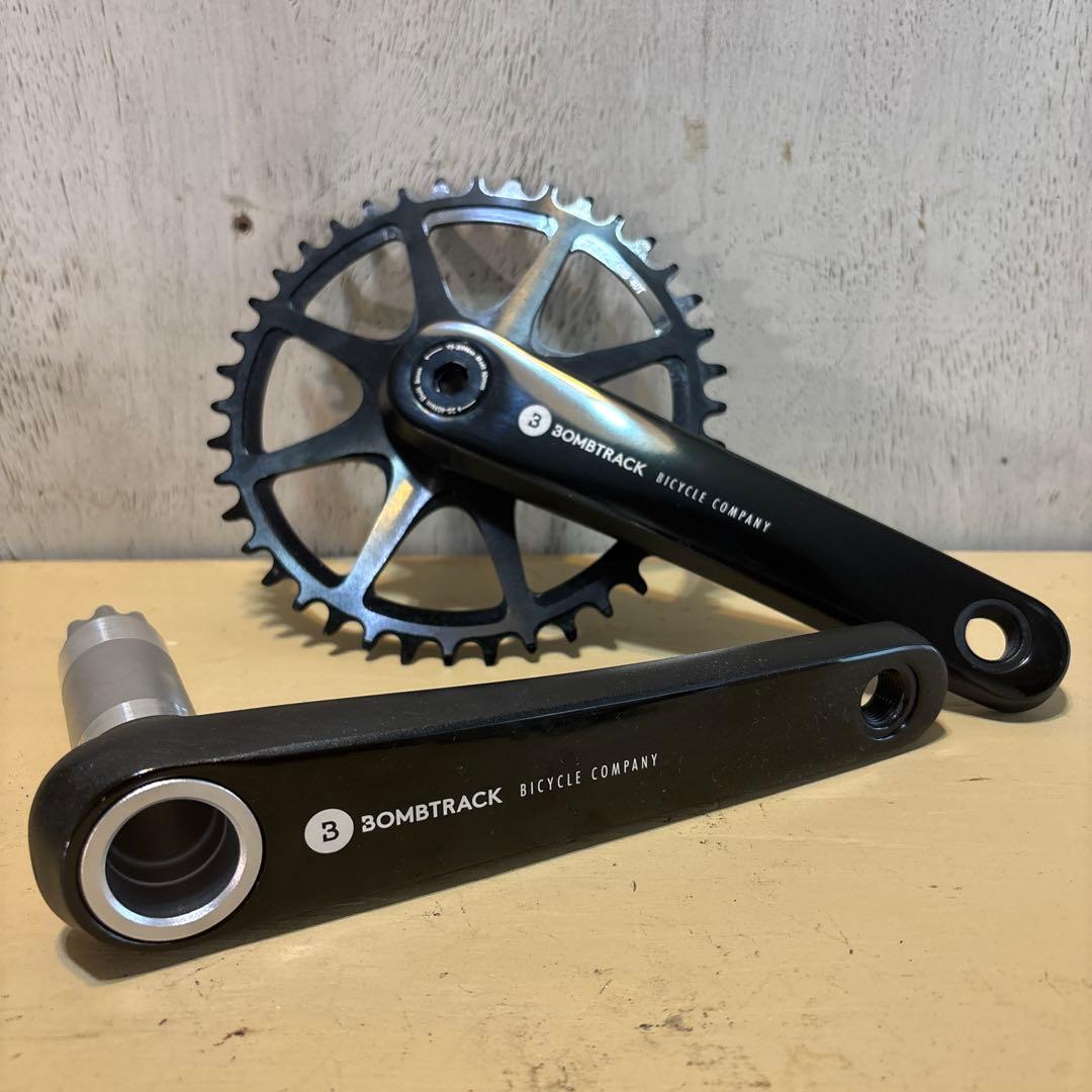 BOMBTRACK クランクセット ダイレクトドライブ 40t ブラック