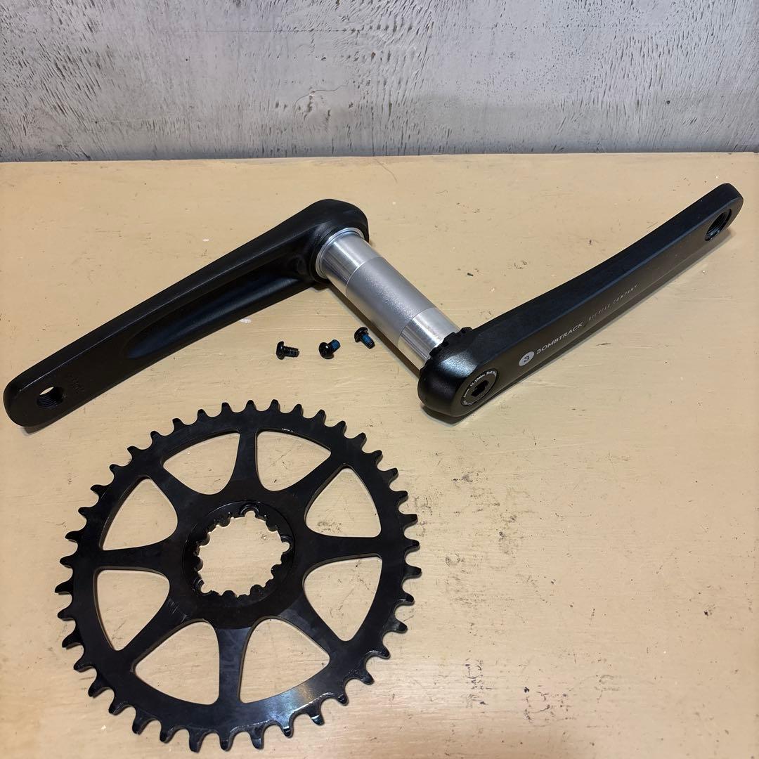 BOMBTRACK クランクセット ダイレクトドライブ 40t ブラック