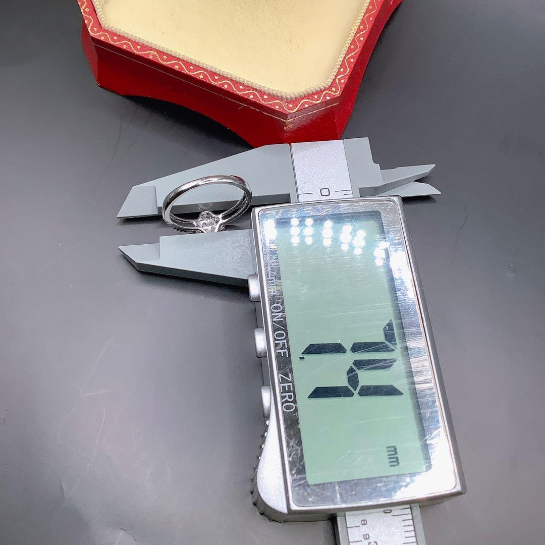 ホワイトゴールド 0.25カラット ダイアモンドリングKanana リュック