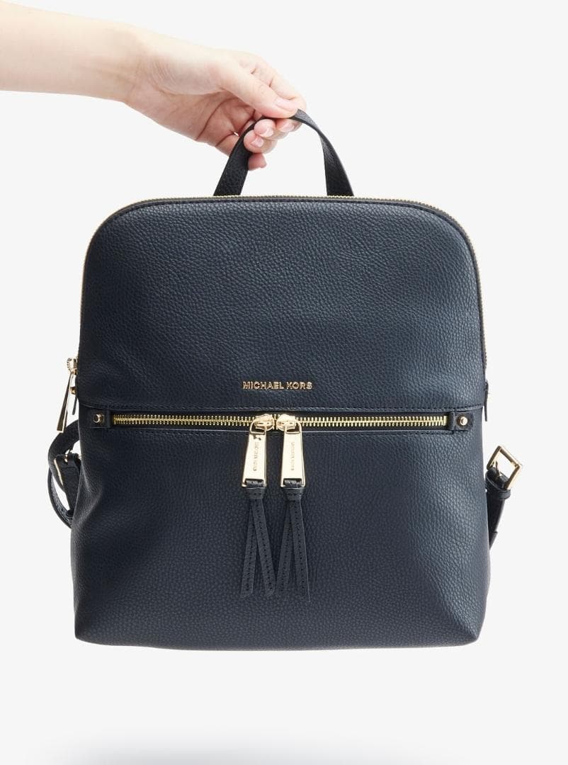 新品 マイケルコース RHEA ZIP スリムバックパック ミディアム リュック