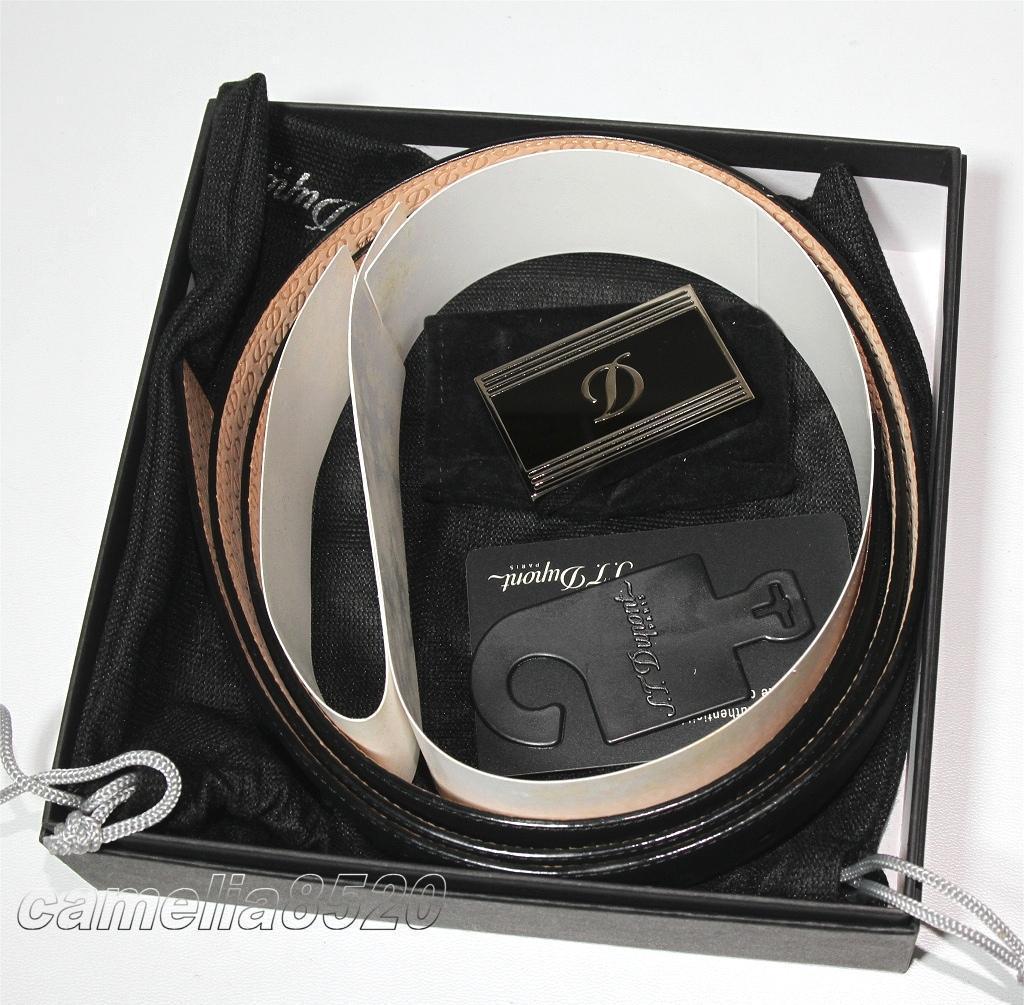 s*a様 S.T.Dupont ベルト 051229N ブラック 44 / 11