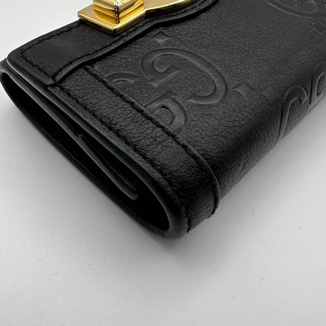 GUCCI グッチ キーケース 6連 インターロッキングGG ゴールド