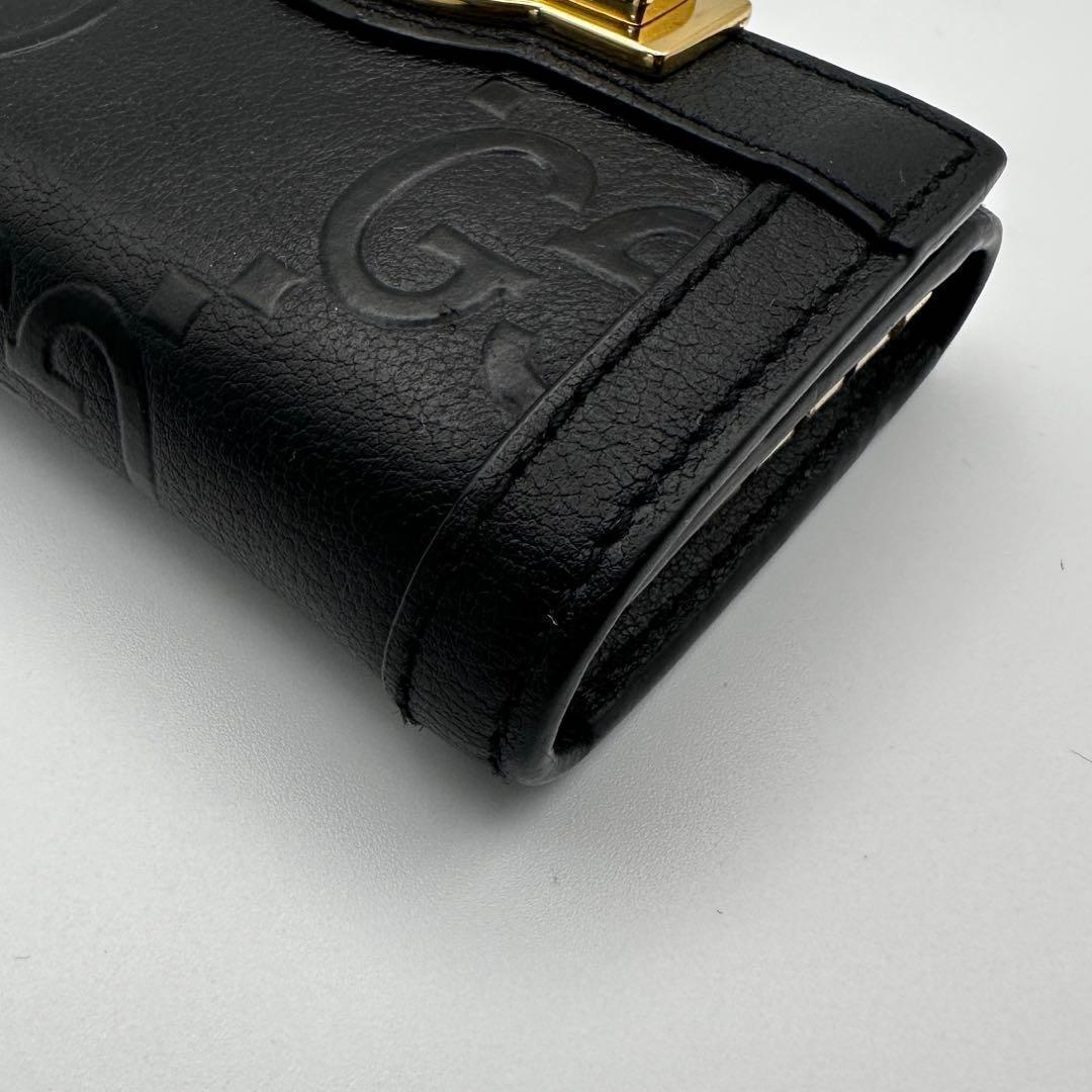 GUCCI グッチ キーケース 6連 インターロッキングGG ゴールド