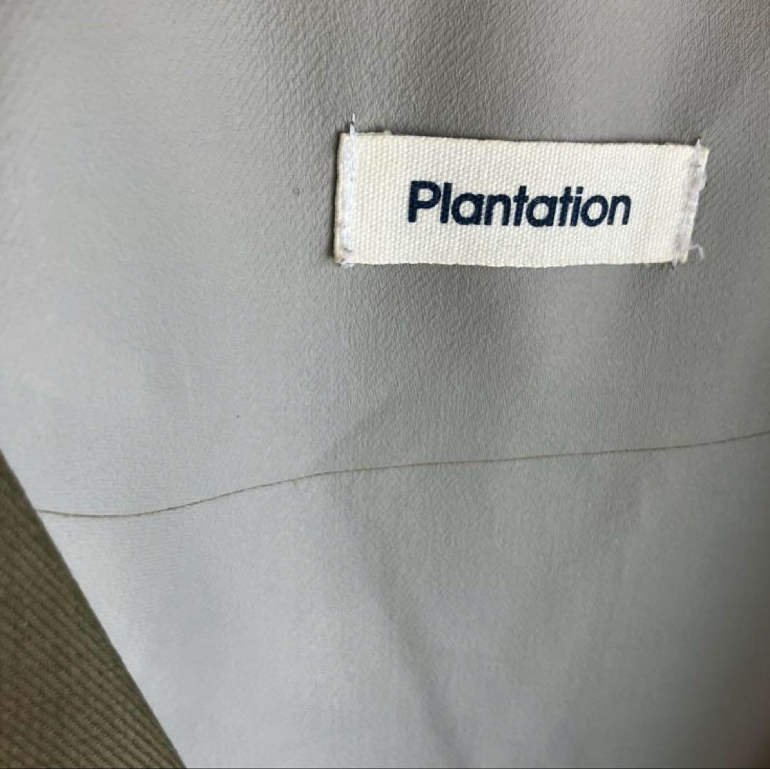 値下げ【美品】plantation×デサント　ウールMIXレイヤー　コート