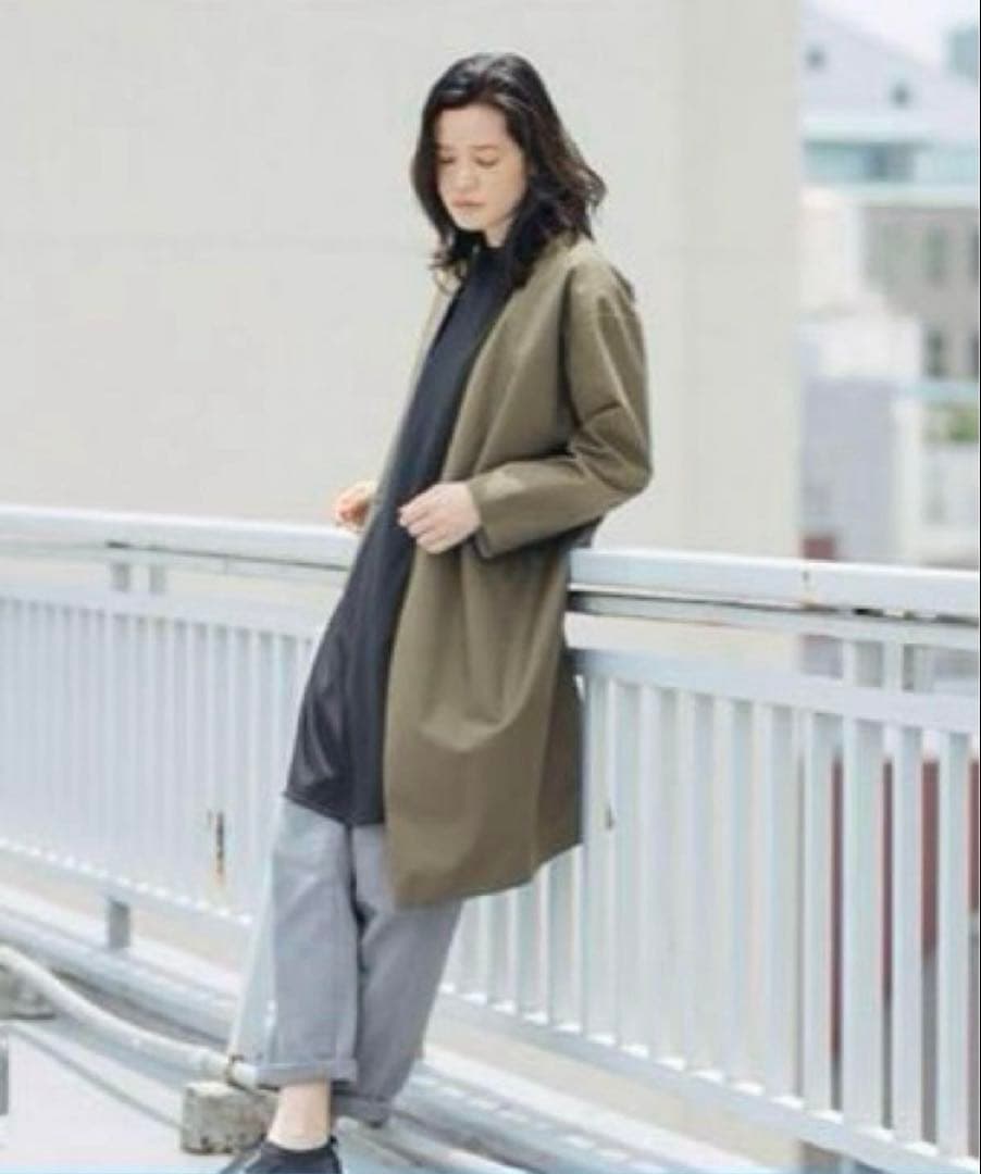 値下げ【美品】plantation×デサント　ウールMIXレイヤー　コート