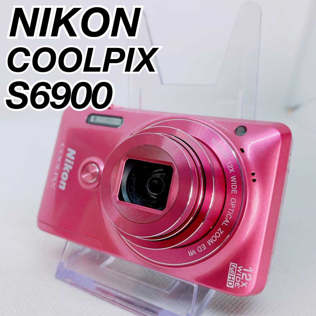 Nikon デジタルカメラ COOLPIX S6900 ニコン ピンク デジカメ - メルカリ